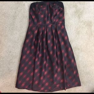 NWT The Limited Red black sleeveless dress 0